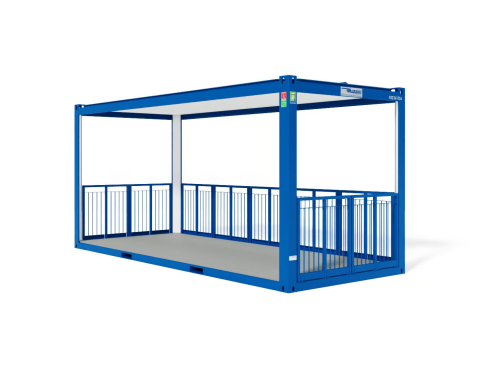 Контейнер-терраса  с крышей / без крыши