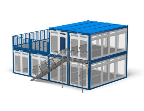 Модульное здание  из блок-контейнеров