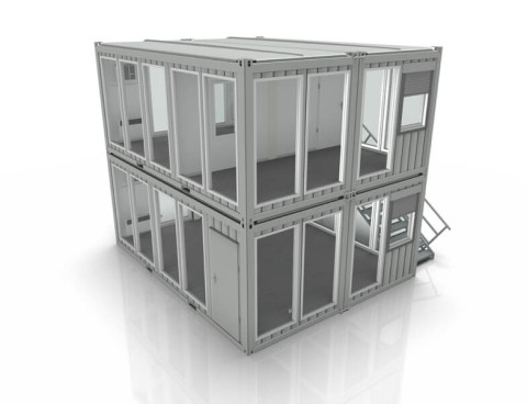 Модульное здание  из блок-контейнеров