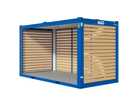 Контейнер-терраса  с крышей / без крыши