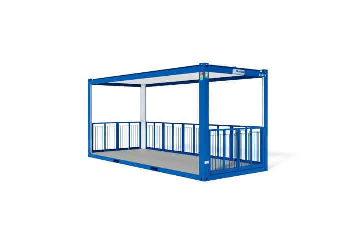 Контейнер-терраса <br> с крышей / без крыши